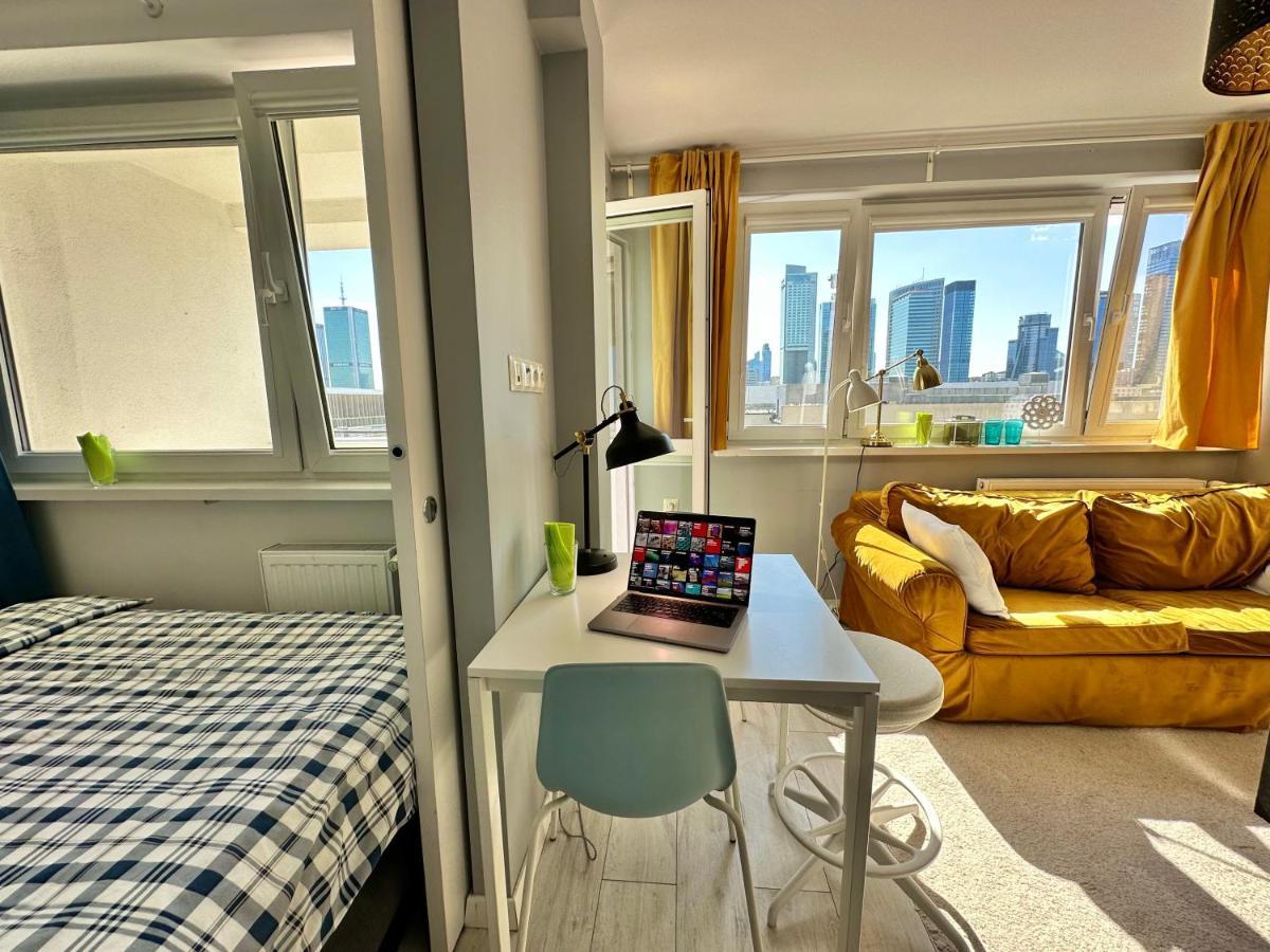 Gold 2 King Size Bed, Metro X2 Free Wifi, 50'Tv Netflix, Hbo, Appletv+ Apartment วอร์ซอ ภายนอก รูปภาพ